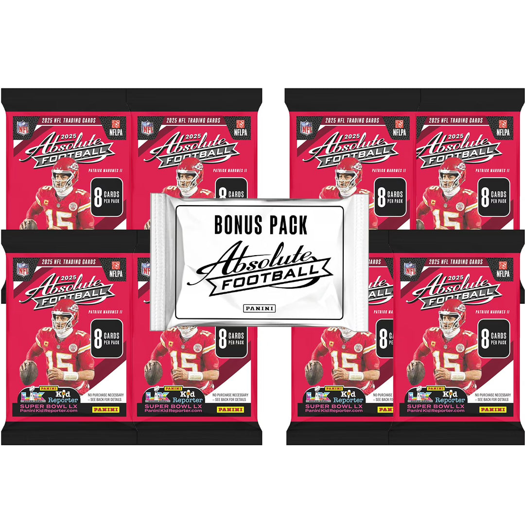 2025 Panini Absolute Football Trading Cards Bundle