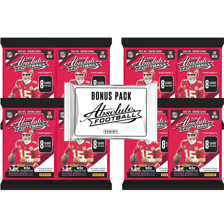2025 Panini Absolute Football Trading Cards Bundle