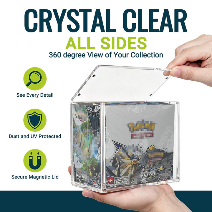 Booster Box Acrylic Protector Case with UV Protection