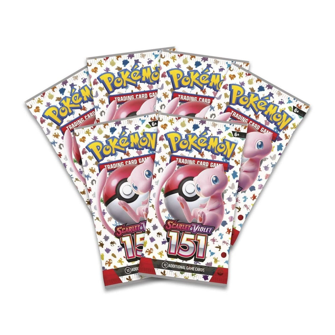 Pokémon 151 booster packs (from Booster Bundle), pack artwork