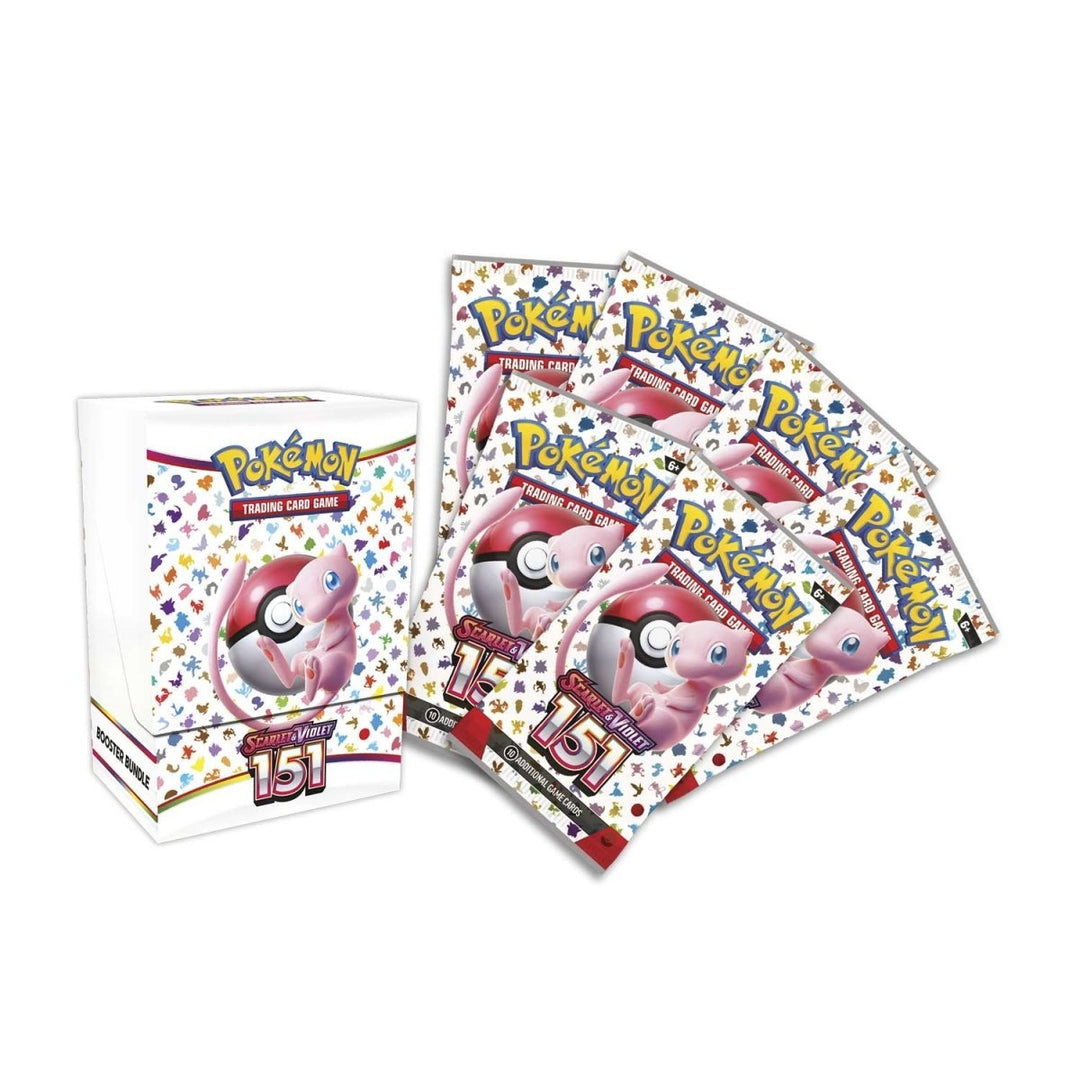 Pokémon 151 Booster Bundle box with booster packs (pack art shown)