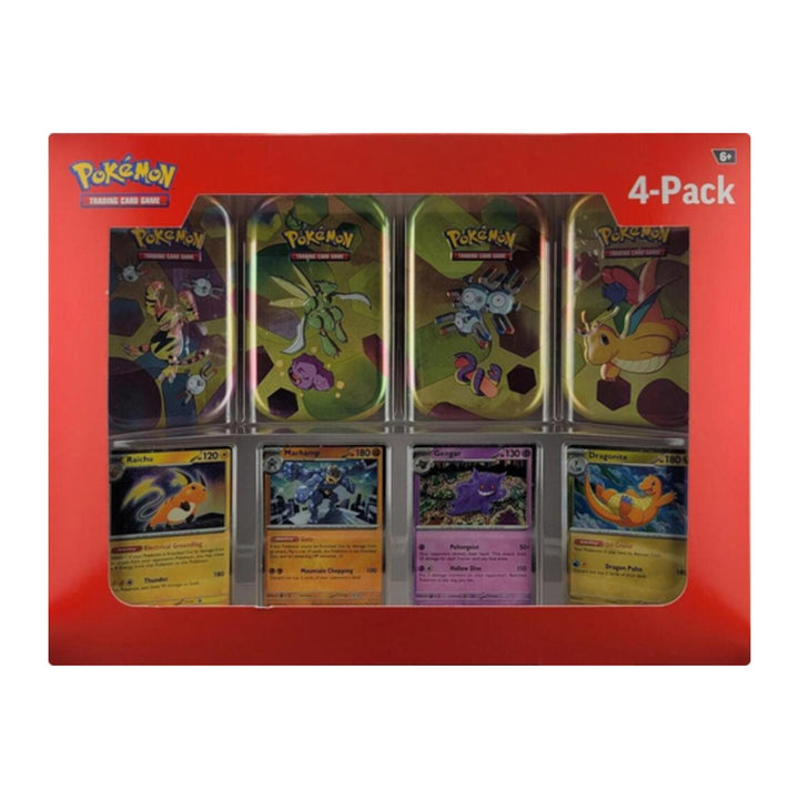 Pokémon 151 Sam’s Club 4 Pack + Promo Cards Mini Tin