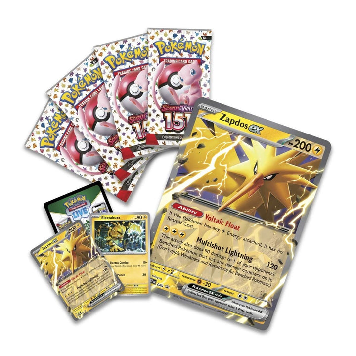 Pokémon 151 Zapdos ex Collection
