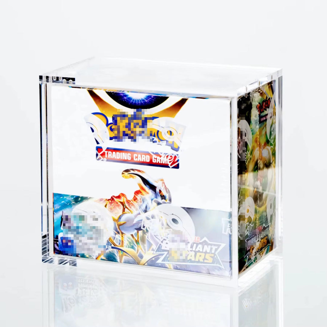 Pokémon Acrylic Booster Box Display Case (5mm, UV, Magnetic Lid)