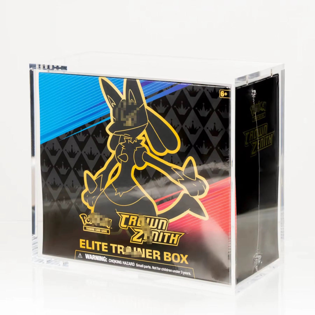 Pokémon Acrylic ETB Display Case (5mm, UV, Magnetic Lid)