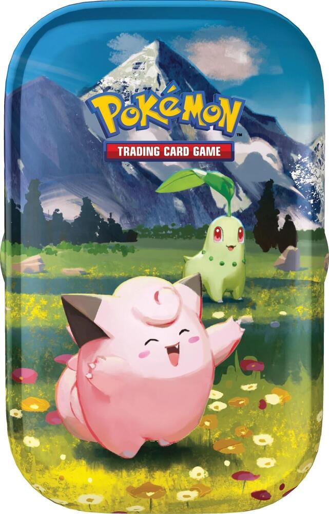 Pokémon Ascended Heroes Mini Tin Clefairy and Chikorita