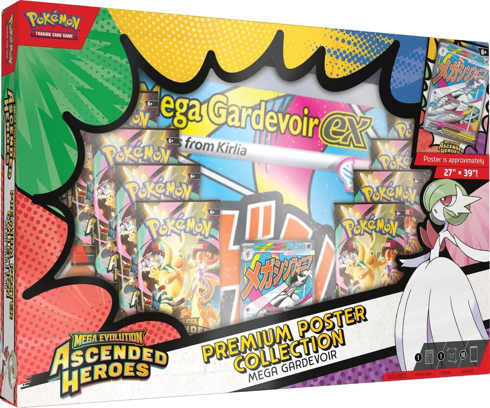 Pokémon Ascended Heroes Premium Poster Collection Mega Gardevoir