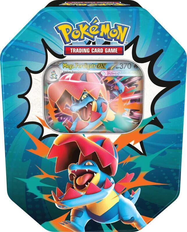 Pokémon Ascended Heroes Tin - Mega Feraligatr ex