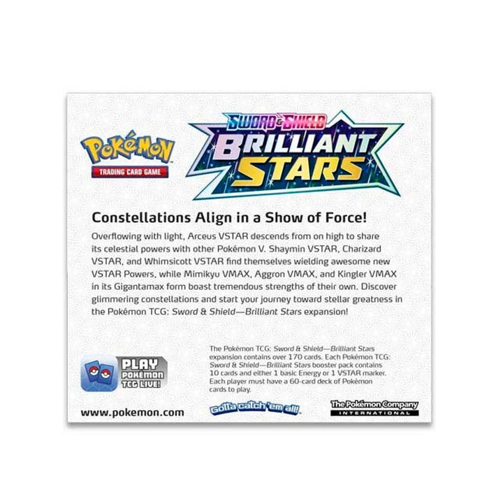 Pokémon Brilliant Stars Booster Display Box (36 Packs)