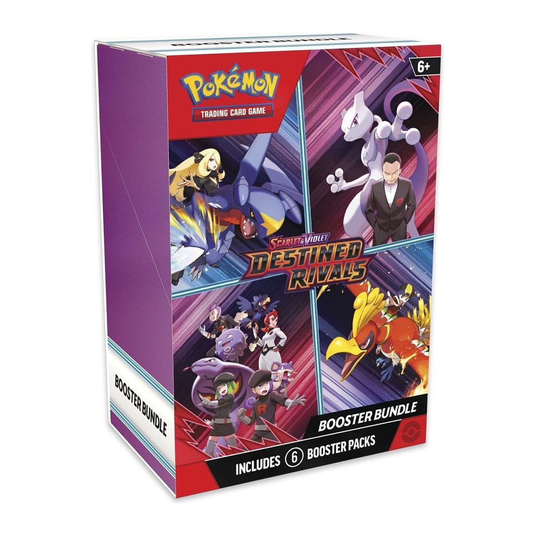 destined rivals 6 pack booster box (4 Packs) Pokmon TCG Scarlet & Violet Sleeved Packs and heroic Trainers are racing to stop it Pokemon TCG: Scarlet & Violet
