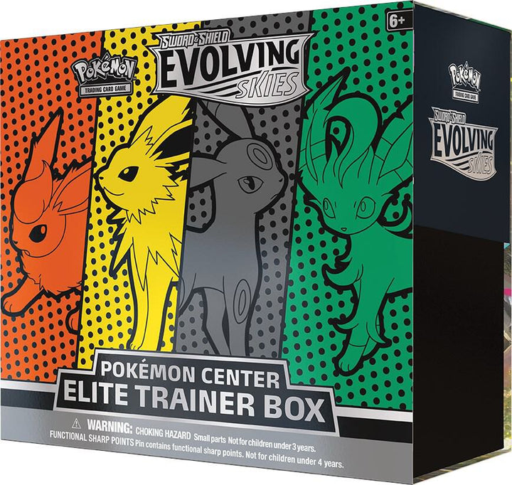 Pokémon Evolving Skies Elite Trainer Box [Flareon/Jolteon/Umbreon/Leafeon] (ETB)