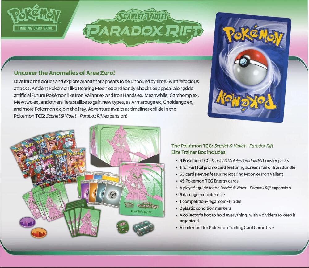 Pokémon Paradox Rift Elite Trainer Box (ETB)